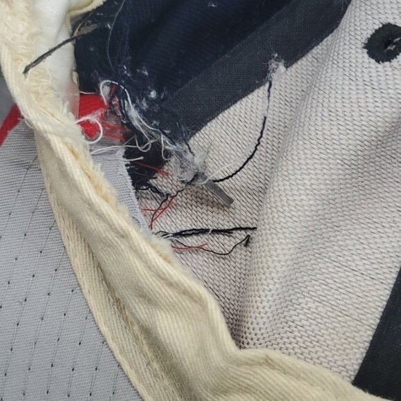 Kids Vintage 90s New Era Diamond Cleveland Baseball Cap Hat Sz 7 - Picture 6 of 16